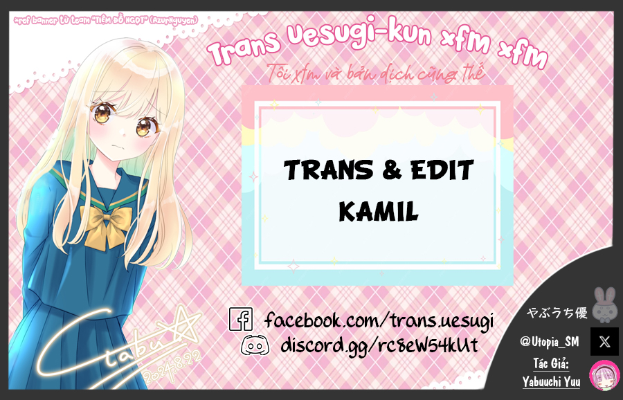 Uesugi-kun muốn từ bỏ làm con gái Chapter 17 - 21