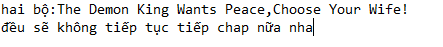 The Demon King Wants Peace  thông báo quan trọng - 1